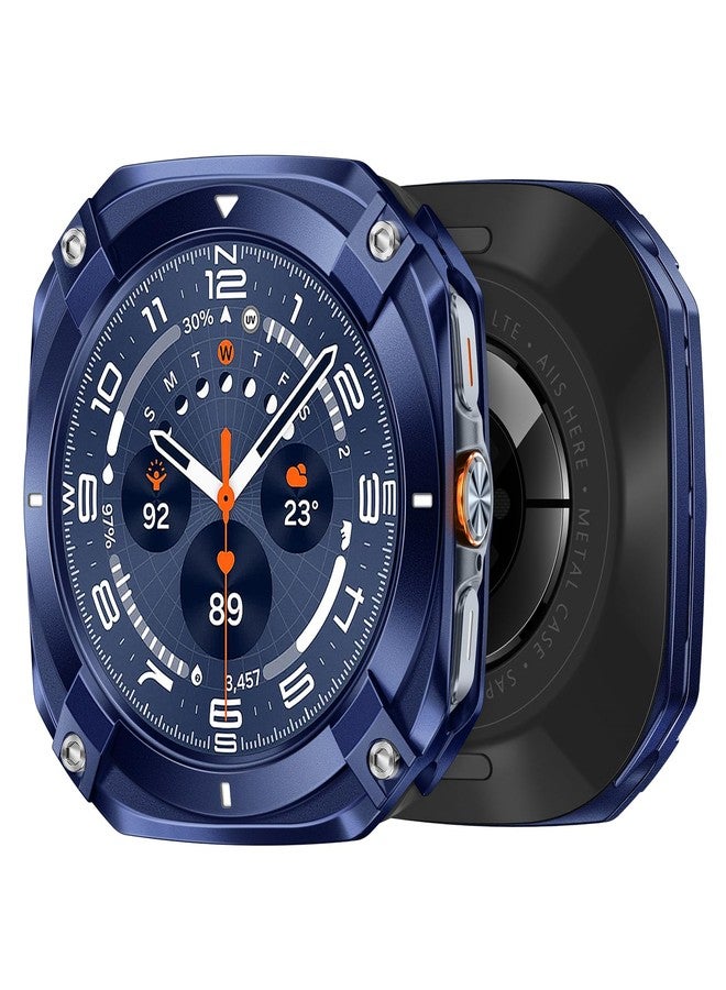 Suitisbest Metal Case for Samsung Galaxy Watch Ultra (2025/2024), Rugged Stainless Steel Protective Bezel with Back Cover, Bumper Cover for Samsung Galaxy Ultra Watch 47mm (Multiple Colors) - Image 1