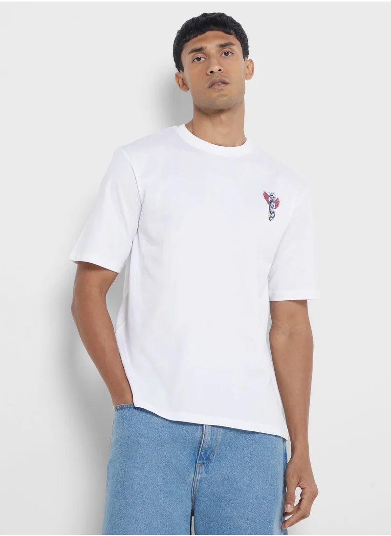 سفنتي فايف Oversized Graphic Tee