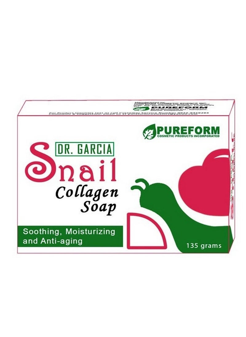 PUREFORM Dr.Garcia Snail Collagen Soap 135 G 