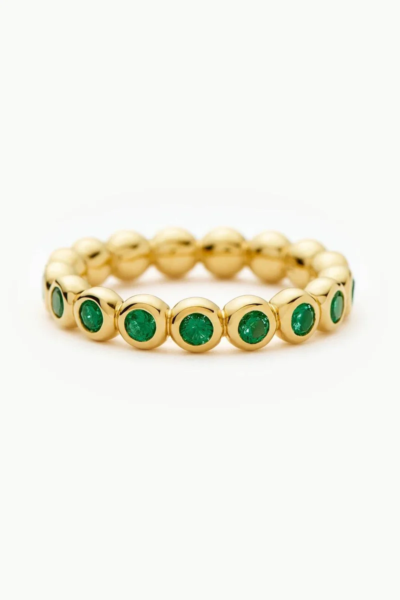 Missoma Petite Curved Wave Band Ring