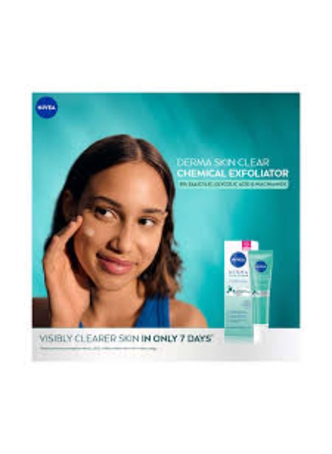 Nivea Derma Skin Clear Facial Night Peeling Exfoliant 40ml - Image 4