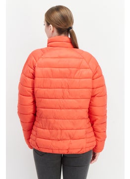 Trespass Women Plain Puffer  Jacket, Red  - Image 2