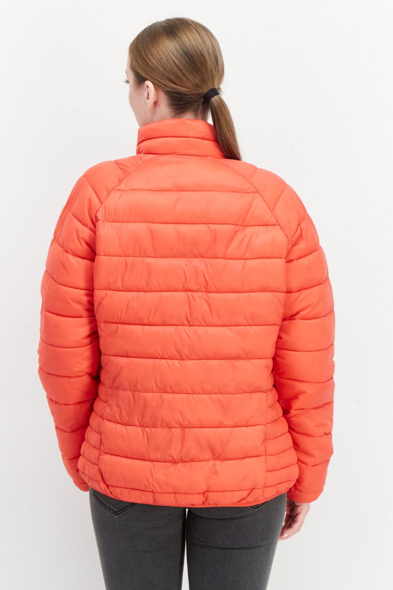 Trespass Women Plain Puffer  Jacket, Red  - Image 2