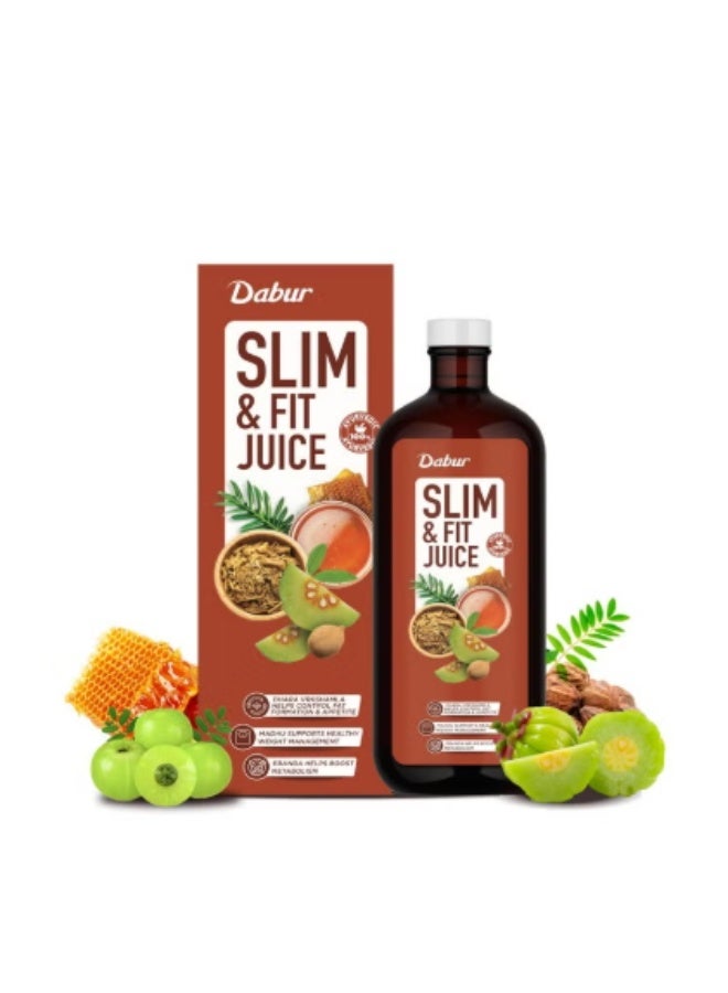 دابر عصير سليم آند فيت - لتر واحد | طبيعي ١٠٠٪؜ وآيورفيدي - Image 1