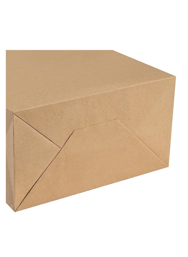 UAE National Day Celebration 12 Pcs of Kraft Bag With Handles Bulk Gift Bags Shopping Bags for Recycled Large Brown Paper Bags - Image 4