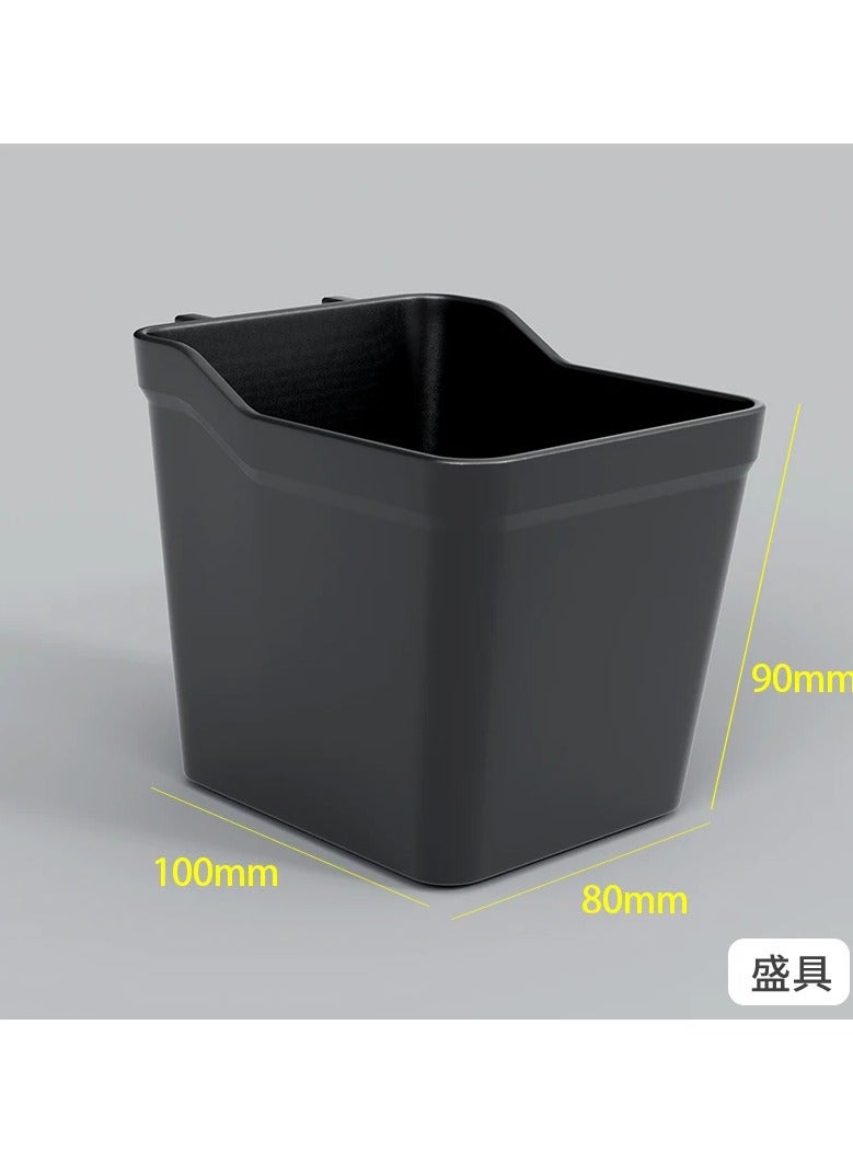 AROAQ Wall Hanging Perforated Pegboard Storage Kit, DIY Layout Pegboard Accessories, No Drilling, Crafts Organization - Image 1