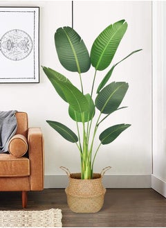 Zvezvia Artificial bird of paradise plant artificial banana tree 120cm  - Image 1
