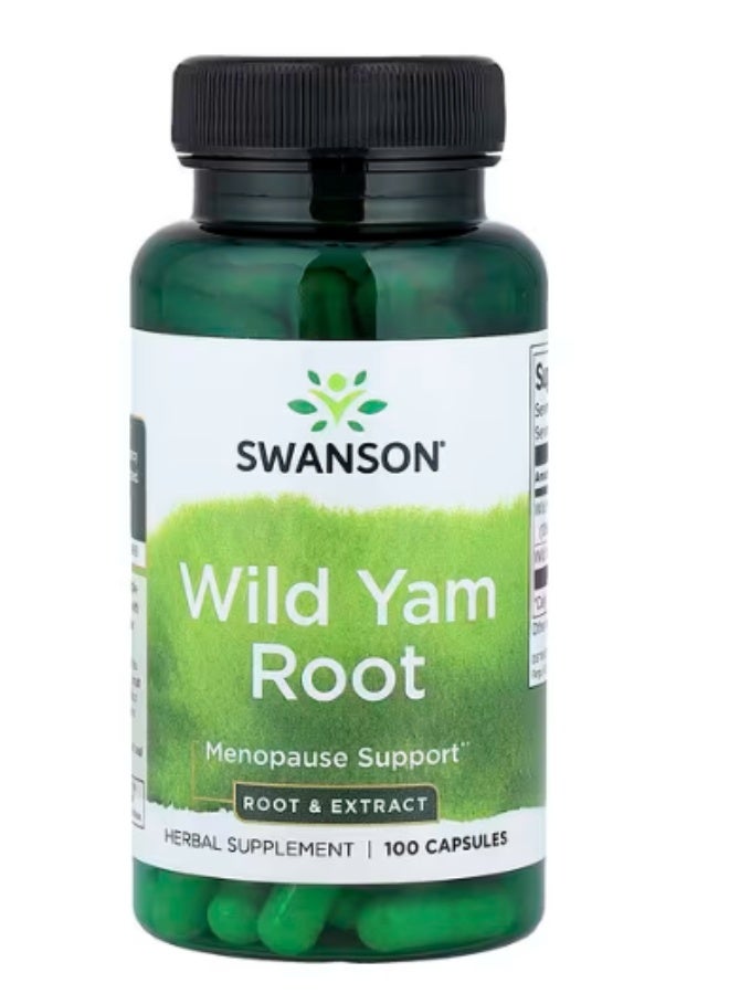 Swanson, Wild Yam Root, 100 Capsules