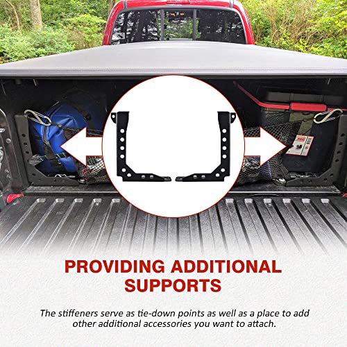 Samman Tacoma Bed Channel Stiffener Rear Bed Channel Support Bracket Compatible with 2005-2023 Toyota Tacoma - Image 4