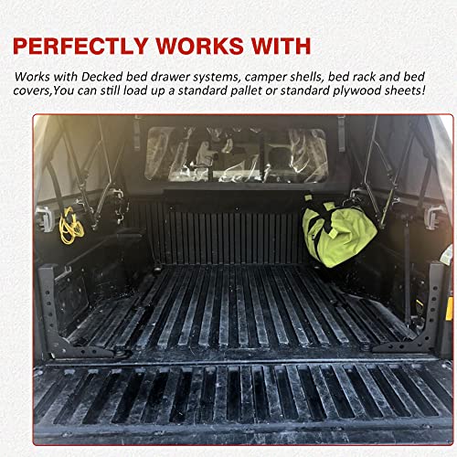 Samman Tacoma Bed Channel Stiffener Rear Bed Channel Support Bracket Compatible with 2005-2023 Toyota Tacoma - Image 5