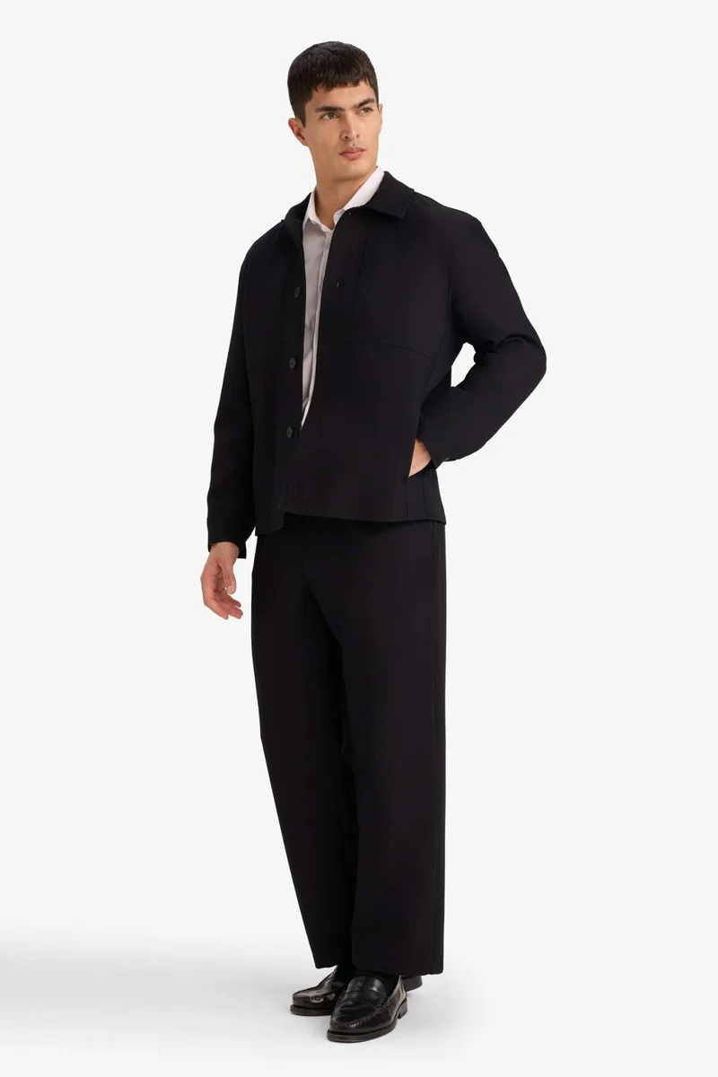 Defacto  Barrel Fit Straight Leg Trousers for Men | Best Price UAE