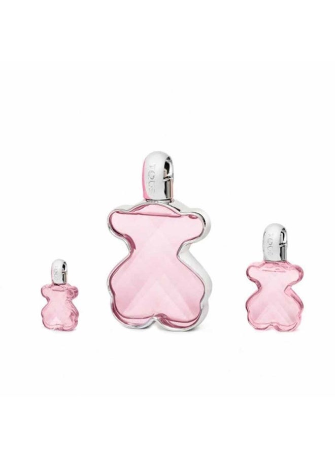 Tous Loveme For Women Set Edp 90ml + Edp 4.5ml + Edp 15ml - Image 1
