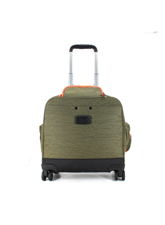 CATERPILLAR CAT- SwiftRider 4 Wheel Trolley Set - Green Orange - Image 4