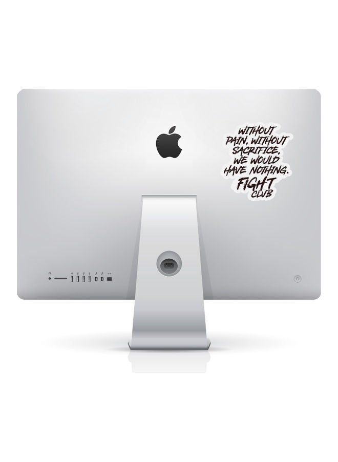RKN Without Pain With Sacrfice Quote Fight Club Sticker - Image 2