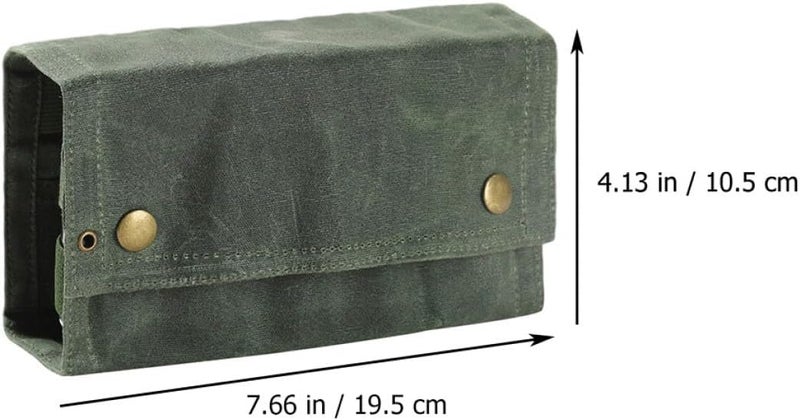 Outdoor Seasoning Pouch with 9 Mini Glass Spice Bottles, Military Green Condiment Bag for Camping Bbq Picnic Cooking Storage Organizer - Image 2