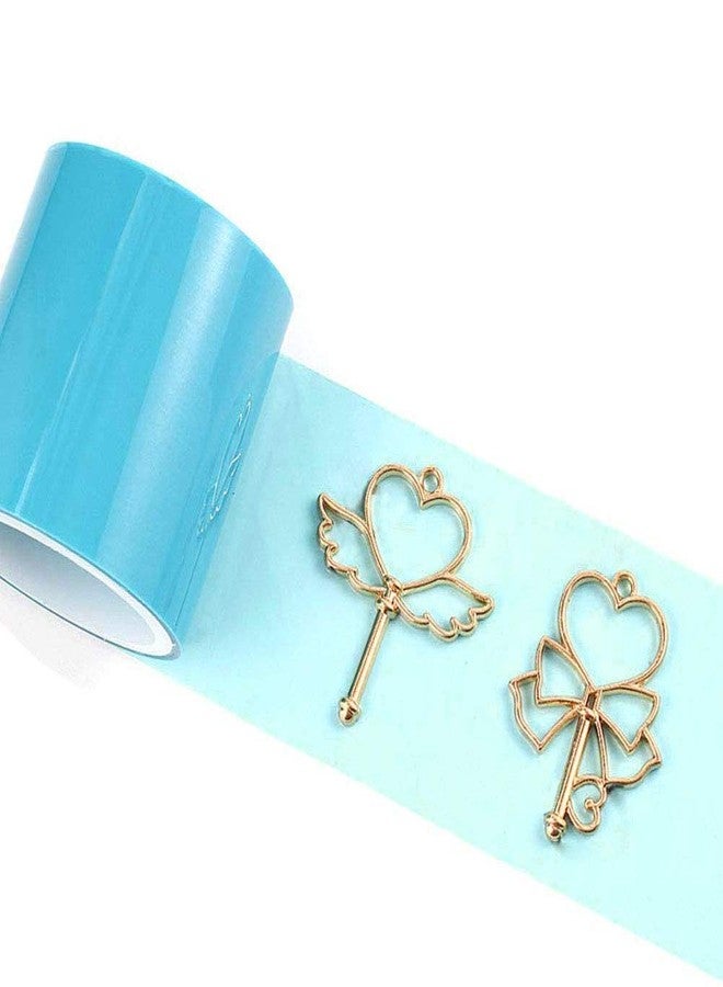 Szcelling Szecl 2 Pcs Seamless Craft Tape Epoxy Adhesive Tape Sticky Paper Tape Traceless Tape for UV Resin Craft Jewelry Pendant Charm Making Tools - Image 2