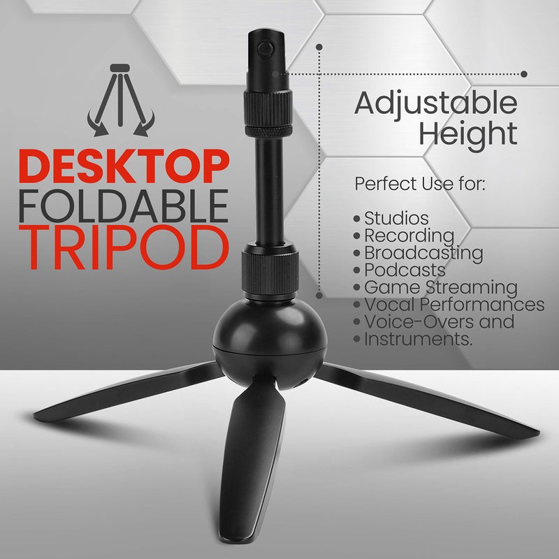 PyleUSA USB Cardioid Condenser Microphone - Audio Mic w/USB Cable, Built-in Pop Filter, Adjustable Desktop Stand - for Gaming PS4, Streaming, Podcasting, Studio, YouTube - PDMIUSB75 - Image 5