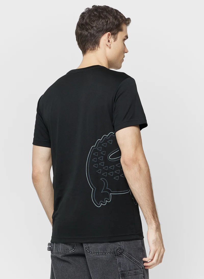 لاكوست Regular Fit Lightweight Crew Neck T-Shirt