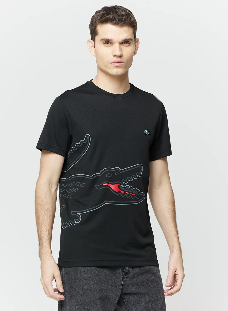 لاكوست Regular Fit Lightweight Crew Neck T-Shirt