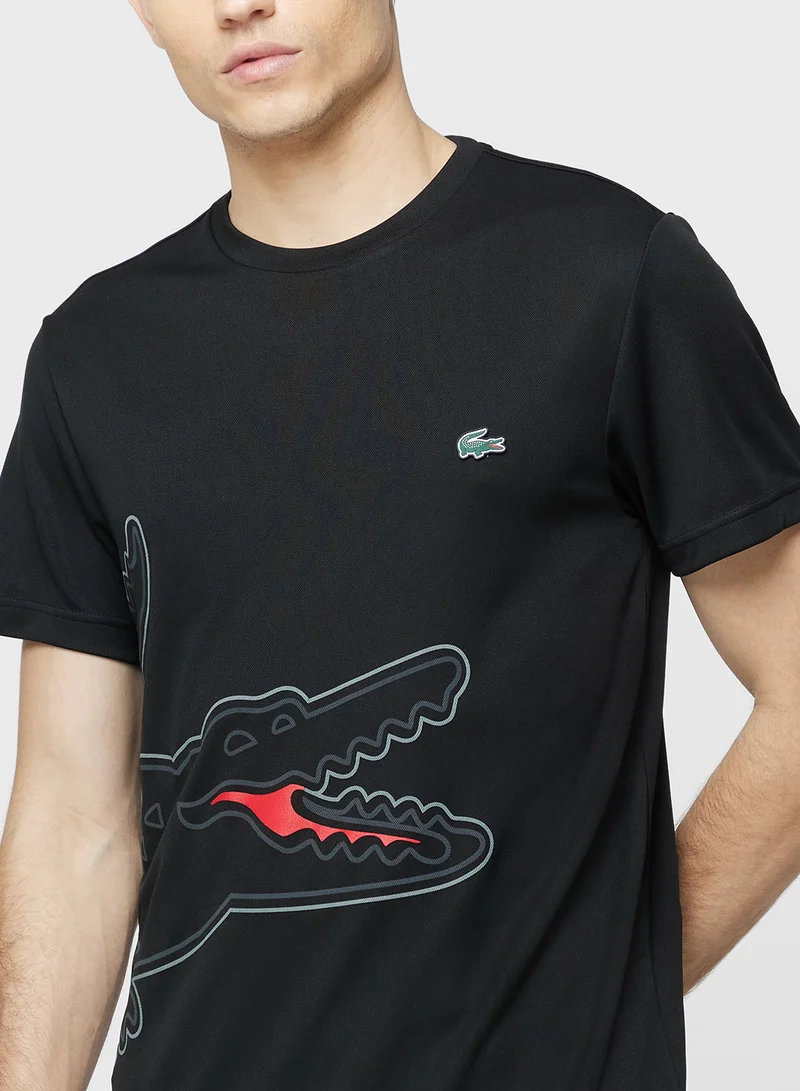 LACOSTE Regular Fit Lightweight Crew Neck T-Shirt