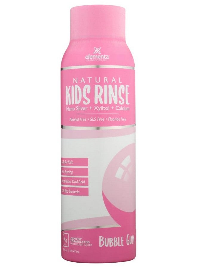 Boyanenes Elementa Essentials Kids Bubble Gum | Mouth Rinse Oral Care 20 oz | Dentist Recommended | Neutralizes Oral Acid | Fresh & Healthy Natural Mouthwash for Kids - Image 1