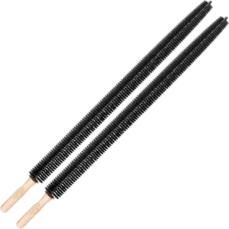 Holikme Dryer Vent Cleaner Kit 2 Pack - Household Cleaning Supplies,Long Flexible Refrigerator Coil Brush Radiator Brush,Dryer Lint Brush Home Essentials for Lint Trap Dust Vacuum Brush - Image 1