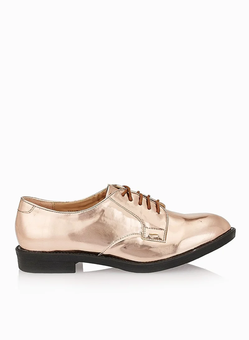 Coco Metallic Brogue Lace Ups