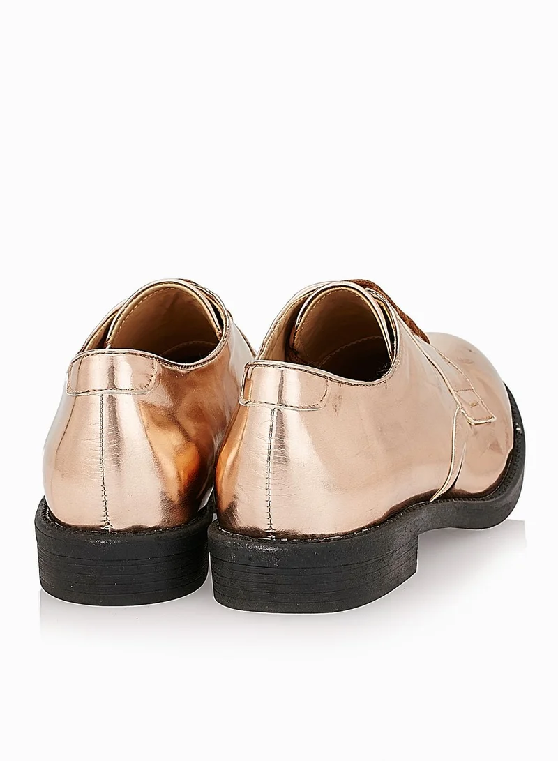 Coco Metallic Brogue Lace Ups