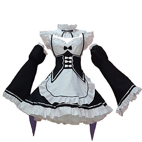 Ainiel Maid Valentines Day Outfit Women Anime Maid Costume Cosplay Lolita Fancy Dress Dress With Socks Headwear Sets - Image 1
