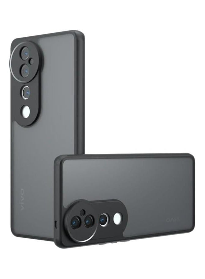 general Case Compatible with VIVO V40 Pro Cover, Ultra-thin Ultralight Flexible Silicone Frame + Clear Acrylic Back Case for VIVO V40 Pro - Image 1