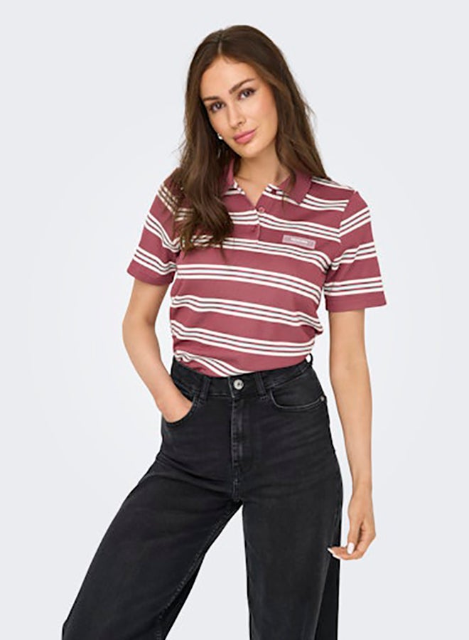 ONLY Onlevie S/S Polo Top Jrs - Image 3