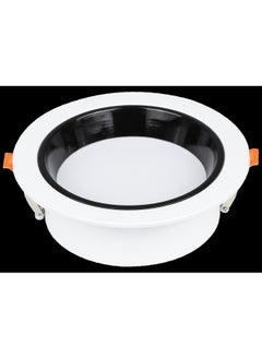 Hummer Anti-glare frosted panel spotlight, 14 cm, yellow lighting color, 18 watts  - Image 2