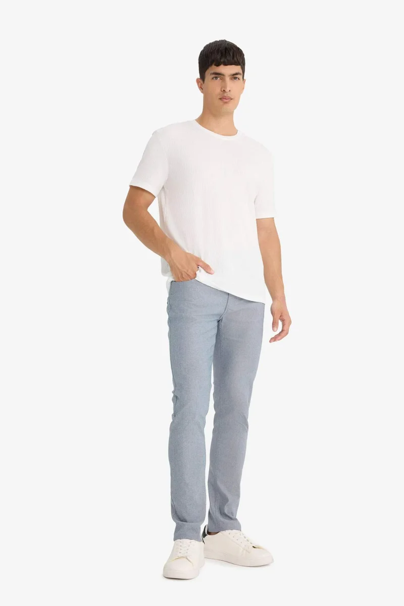 DeFacto Slim Fit Super Skinny Hem Trousers