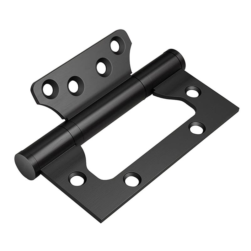 VOLUKA 6 Pack NonMortise Door Hinges Easy to Install 4 3 Stainless Steel Door Hinges Smooth Movement and Heavy Duty Black
