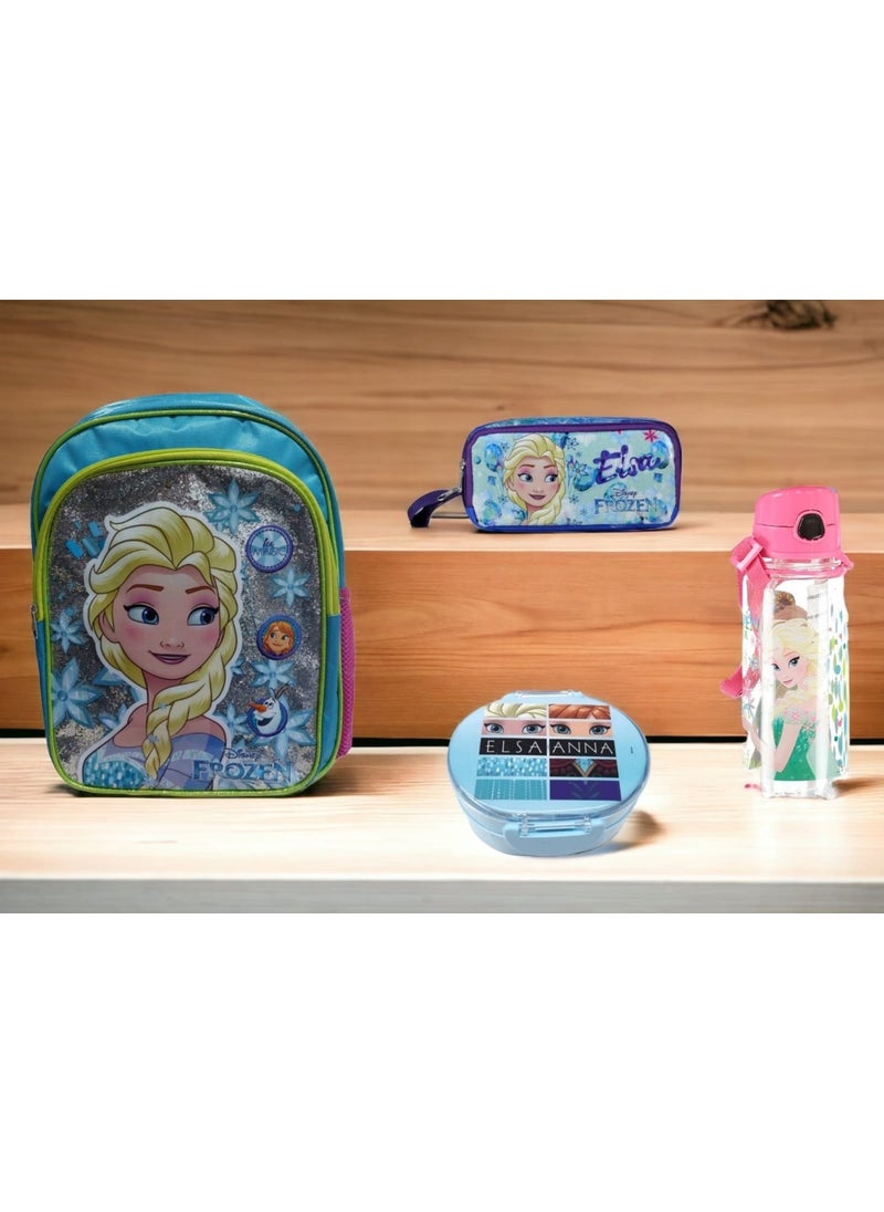 Hakan Çanta Hakan Bag Frozen Elsa School Bag Silvery Set  - Image 1