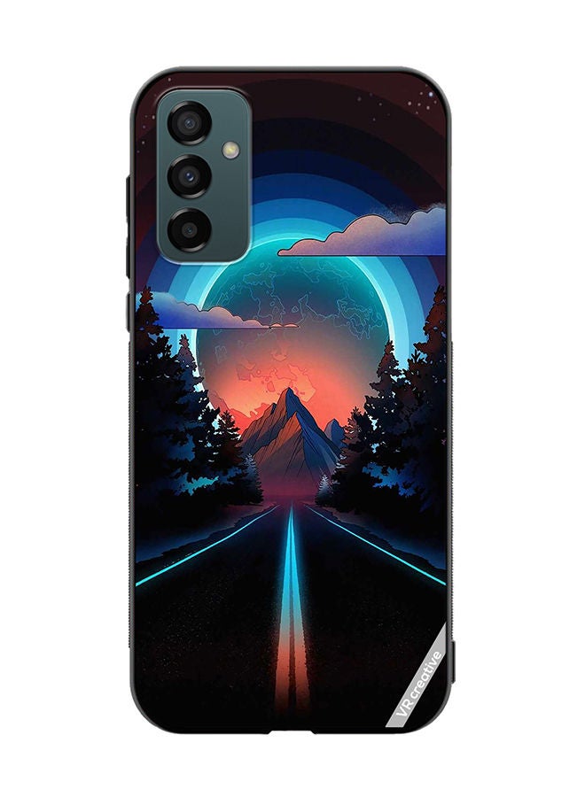 VR CREATIVE Protective Case Cover For Samsung Galaxy F23 Road To Paradise Design Multicolour - Image 1