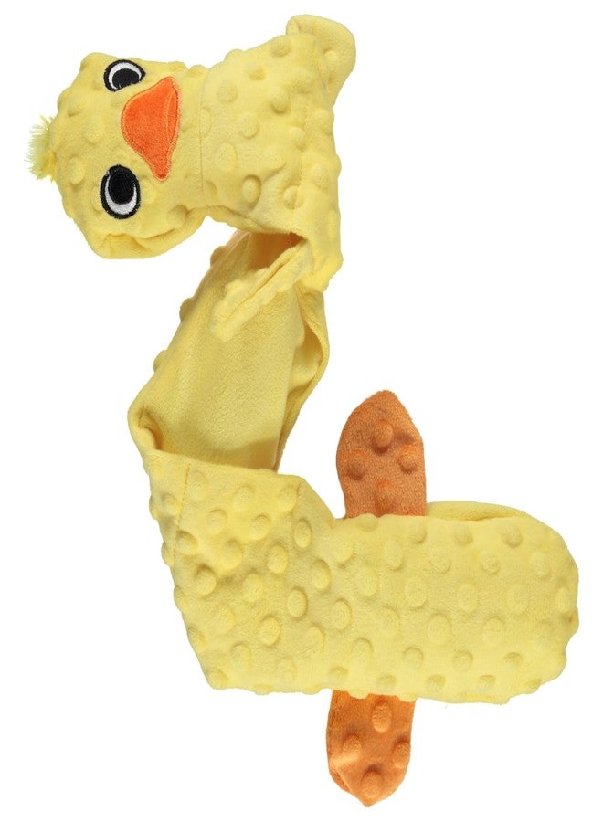 Cudlie Stuffless Plush Dog Toy with Multiple Large Squeakers - No-Stuffing Squeaky Dog Toy for Small & Medium Dogs - Alligator, Shark, Duck & Hippo Animal Designs - Image 4