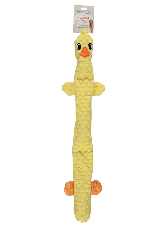 Cudlie Stuffless Plush Dog Toy with Multiple Large Squeakers - No-Stuffing Squeaky Dog Toy for Small & Medium Dogs - Alligator, Shark, Duck & Hippo Animal Designs - Image 1