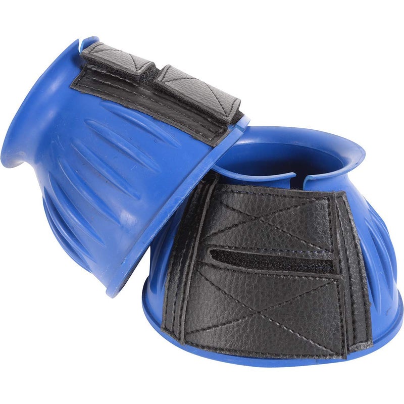 Cashel Company Rubber Horse Bell Boots Blue L
