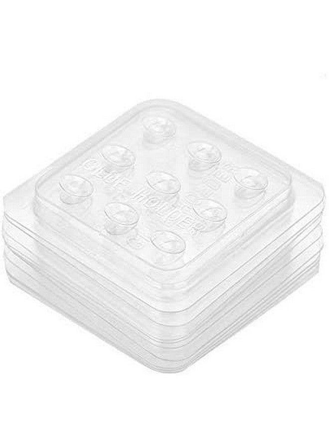 Sonew Disposable Eyelash Adhesive Palette Plastic False Eyelash Glue Gasket Holder Pallet 10 Pcs - Image 1