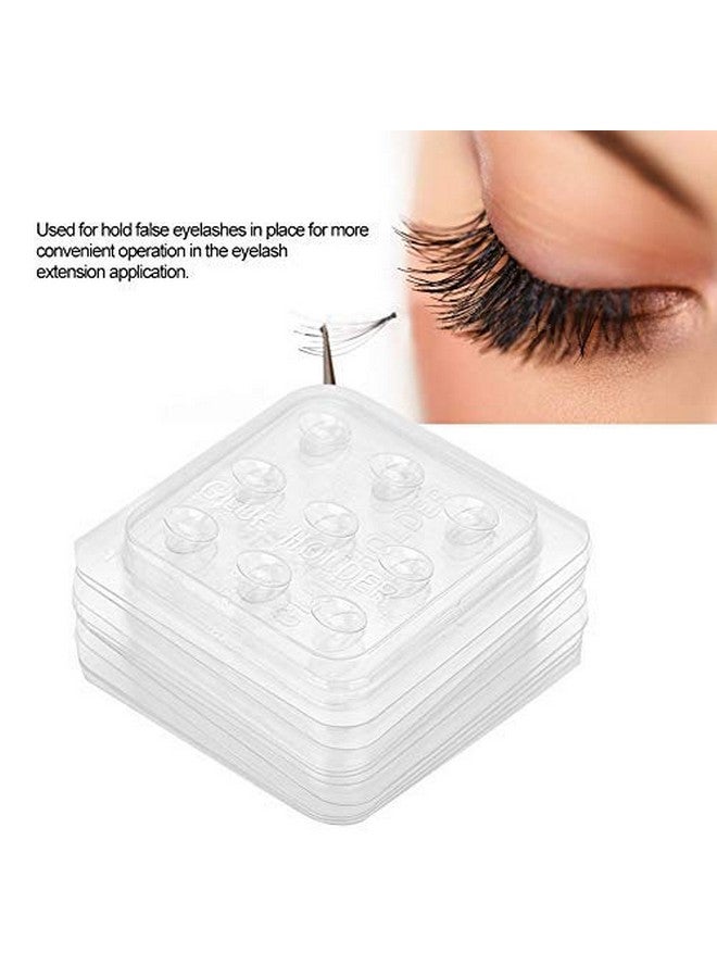 Sonew Disposable Eyelash Adhesive Palette Plastic False Eyelash Glue Gasket Holder Pallet 10 Pcs - Image 2
