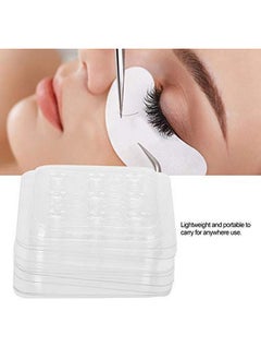 Sonew Disposable Eyelash Adhesive Palette Plastic False Eyelash Glue Gasket Holder Pallet 10 Pcs  - Image 3