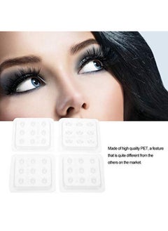 Sonew Disposable Eyelash Adhesive Palette Plastic False Eyelash Glue Gasket Holder Pallet 10 Pcs  - Image 5