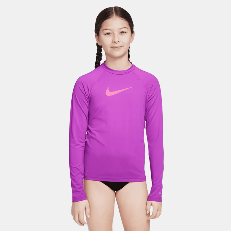 Kids' Swoosh Hydro Rashguard