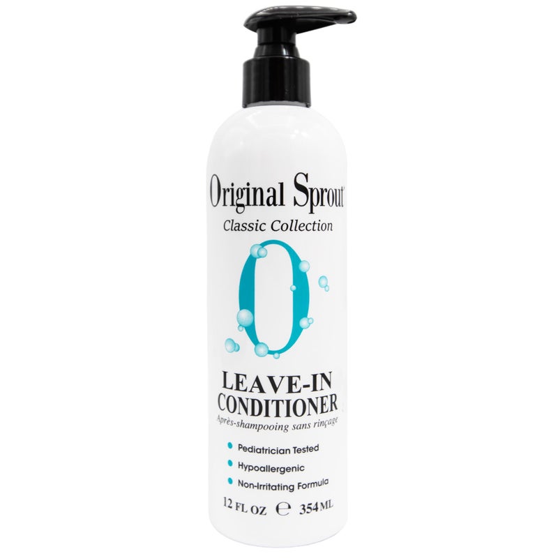 Original Sprout Original Sprout LeaveIn Conditioner Lightweight Moisturizing Conditioner for Dry Damaged Hair Detangles Tames Frizz Adds Shine Vegan Sulfate Free Safe for Kids Adults 12 fl oz