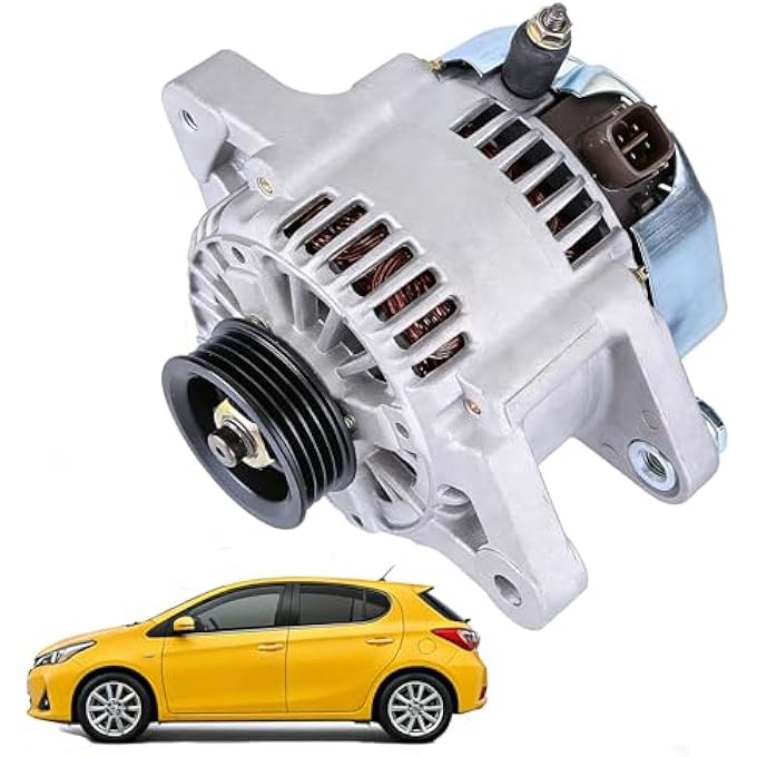 Hiolpen Alternator Replacement Compatible with Toyota Yaris 1.5L 2006 2007 2008 2009 2010 2011 2012 2013 2014(Only to 7/2014) 2015 27060-21151 11203 - Image 3