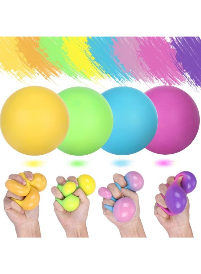 TIBDALA Squishy Ball for Kids - Color Changing Stress Balls Fidget Toys Nedoh Stress Ball Dough Ball Sensory Stress and Anxiety Relief Squeeze Toys Party Favors