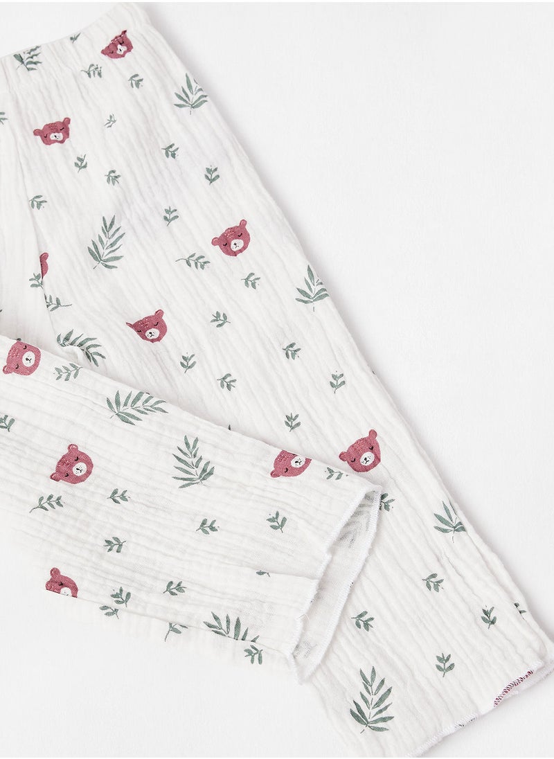 MANGO - Baby Girls Graphic Pyjama Set - Image 1