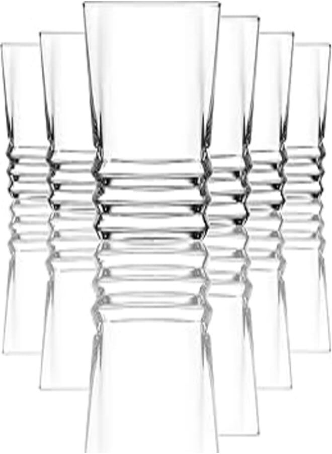 LAV LAV ELEGAN Tea Glass /190 cc - 6 .50 Oz / 6 Pcs/Elegant design, Trusted Brand, Attractive shape/High Quality Materials 