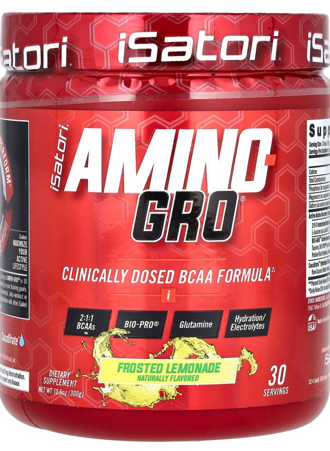 iSatori Amino-Gro Frosted Lemonade 10.6 oz (300 g)